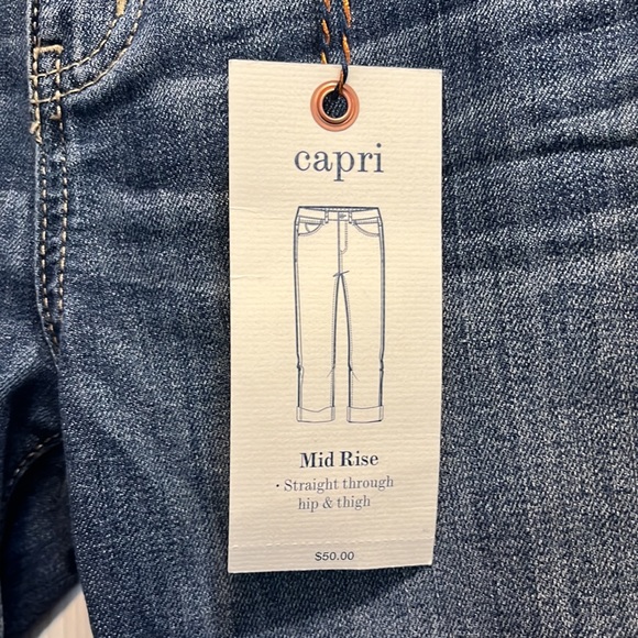 Simply Vera Denim Capris size 4P - Picture 5 of 7